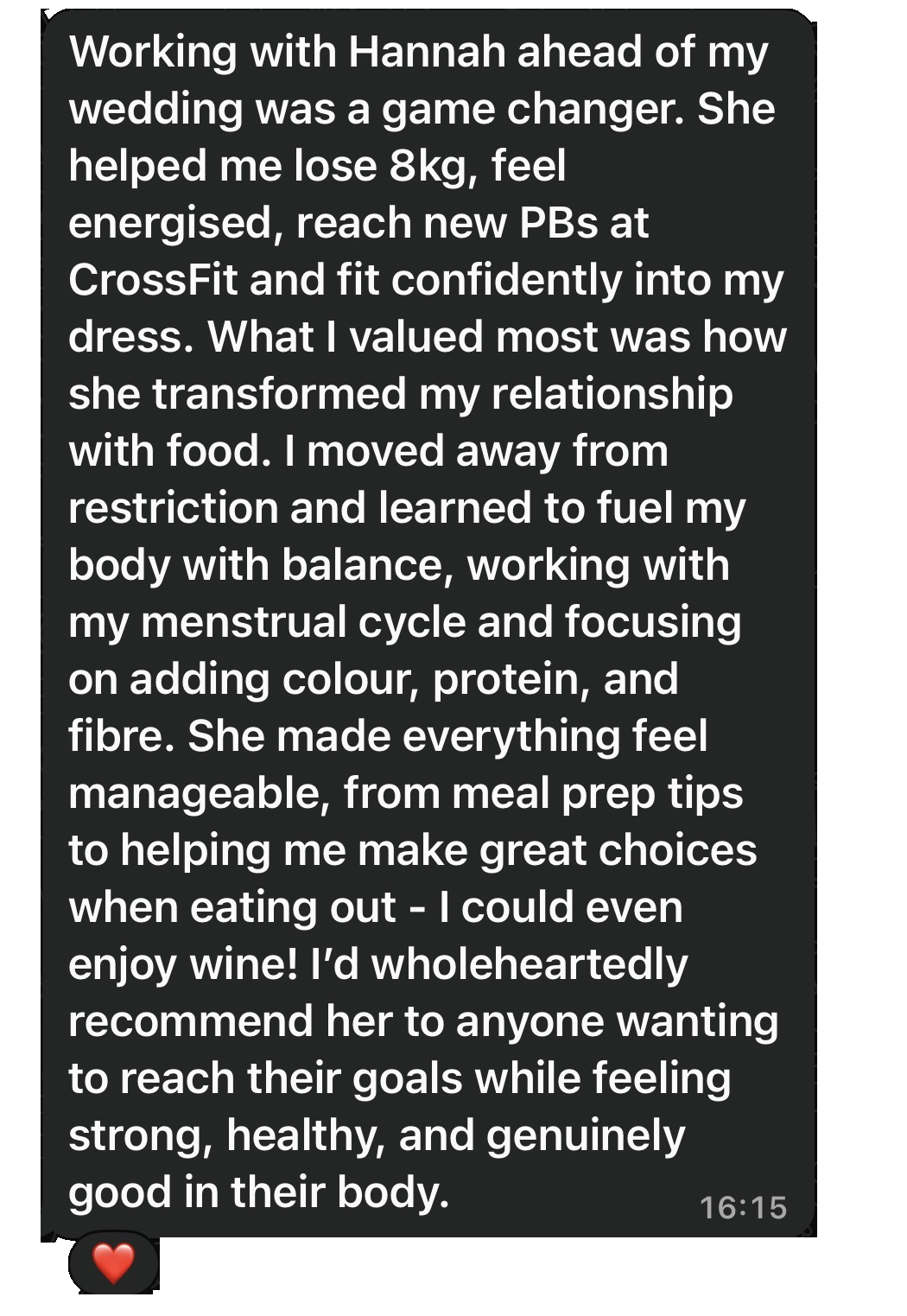 Client testimonial 11
