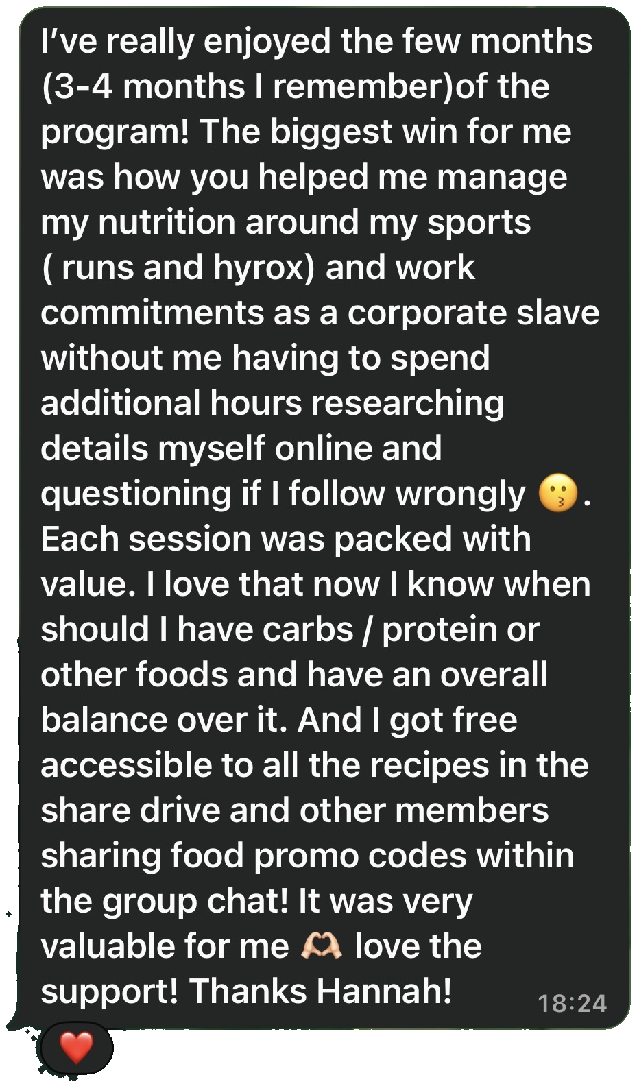 Client testimonial 5